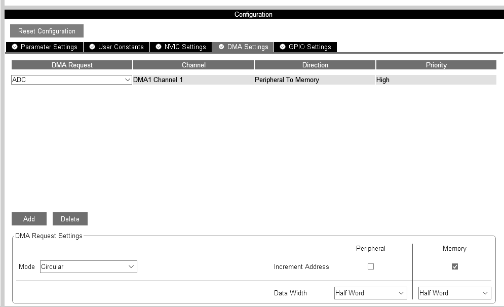 DMA配置